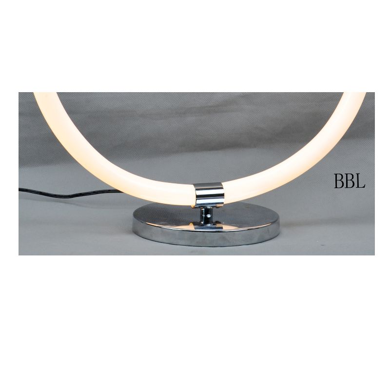 مصباح طاولة LED مع أنبوب مستدير من الأكريليك