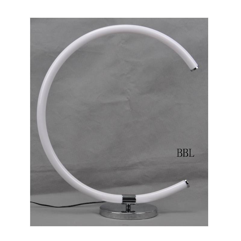 مصباح طاولة LED مع أنبوب شكل C من الأكريليك